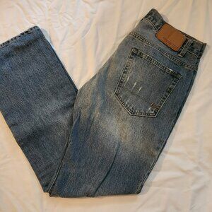 Aeropostale jeans sz 29 X 32 Relaxed fit distressed good condition
